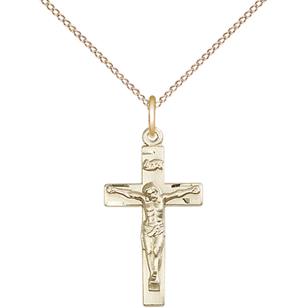 Gold Filled Crucifix Pendant - 0001GF