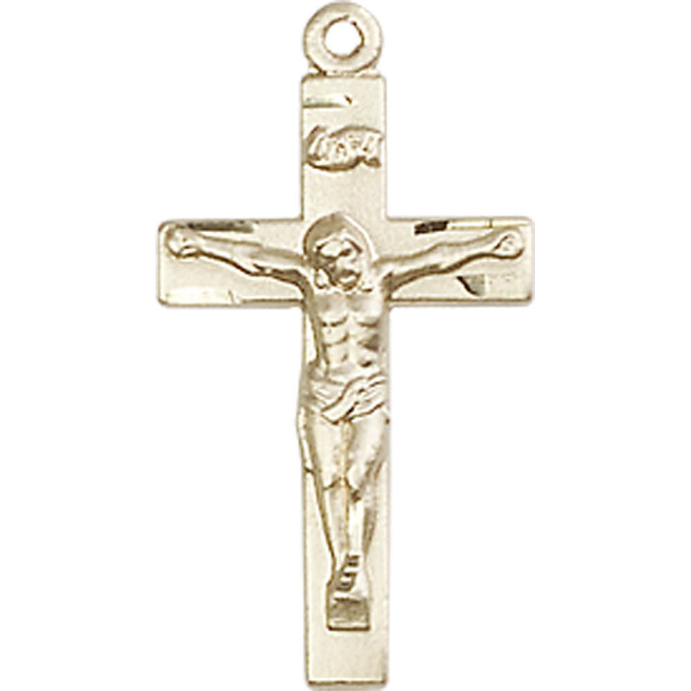 14kt Gold Crucifix Pendant - 0001KT