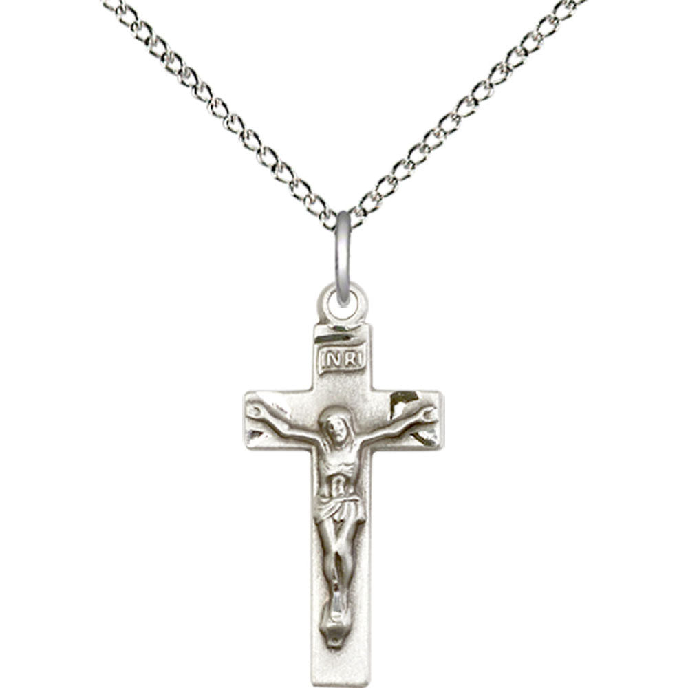 Sterling Silver Crucifix Pendant - 0006SS