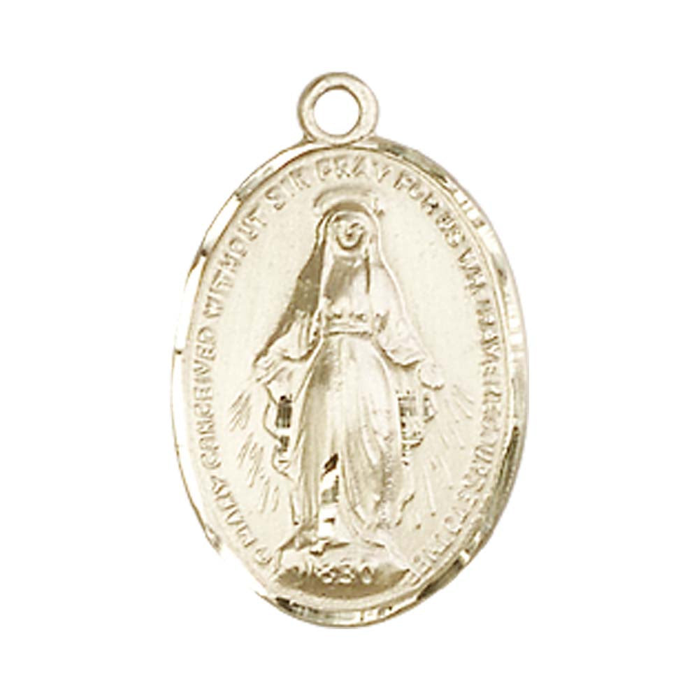 14kt Gold Miraculous Pendant - 0015MKT