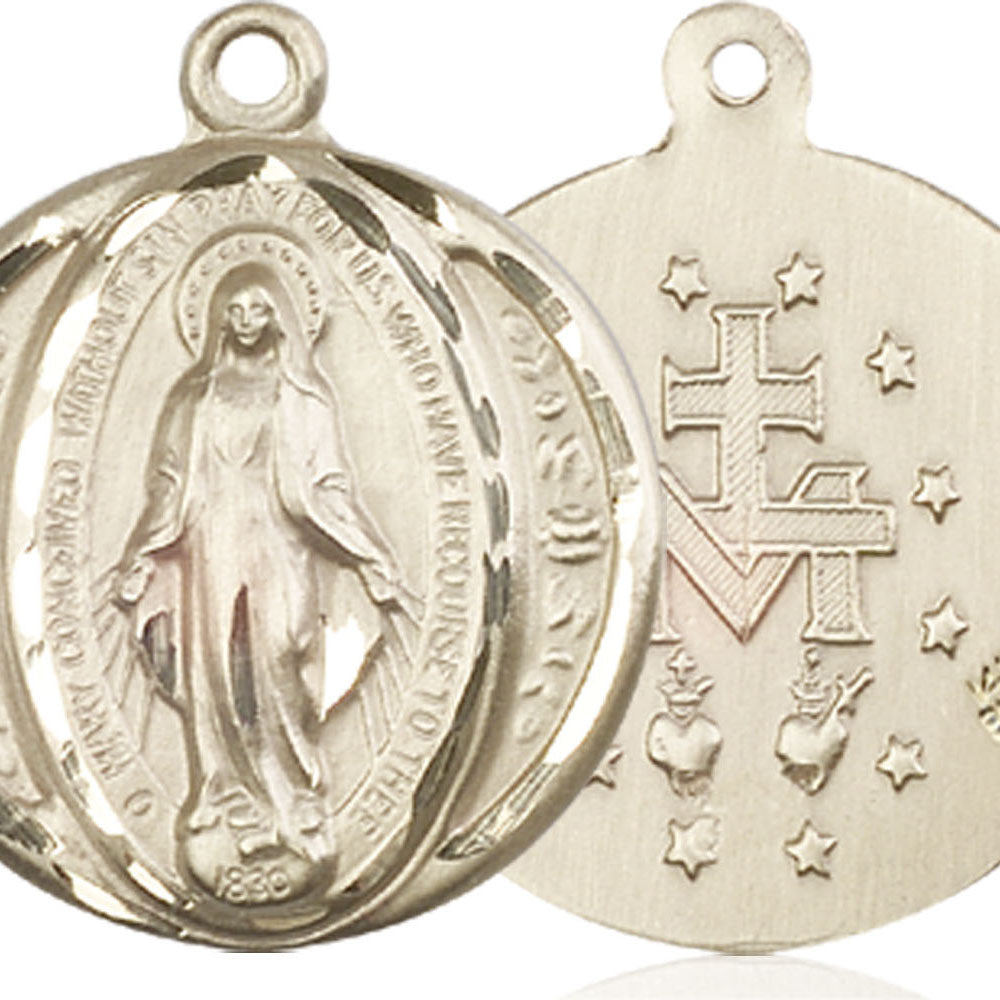 14kt Gold Miraculous Pendant - 0017MKT