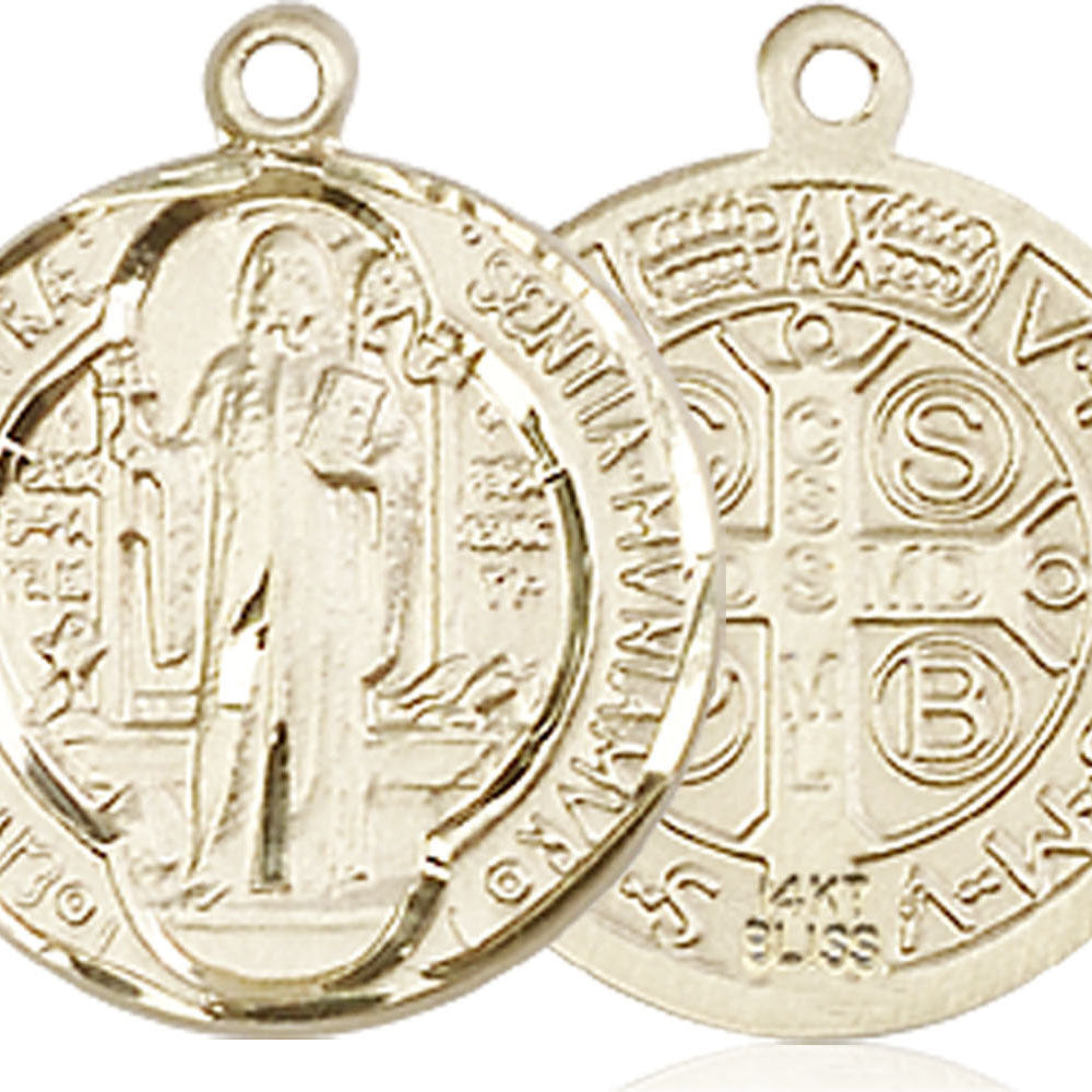 14kt Gold Saint Benedict Pendant - 0026BKT