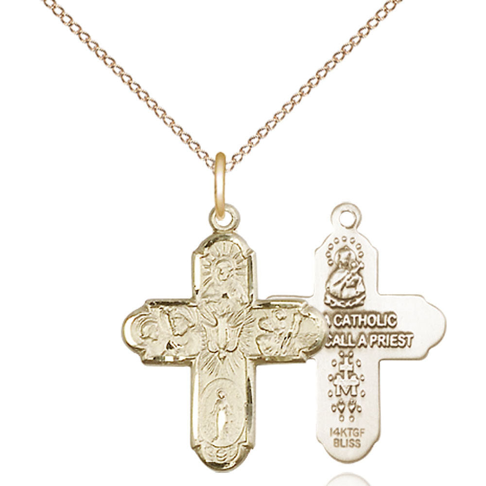 Gold Filled 5-Way Pendant - 0044GF