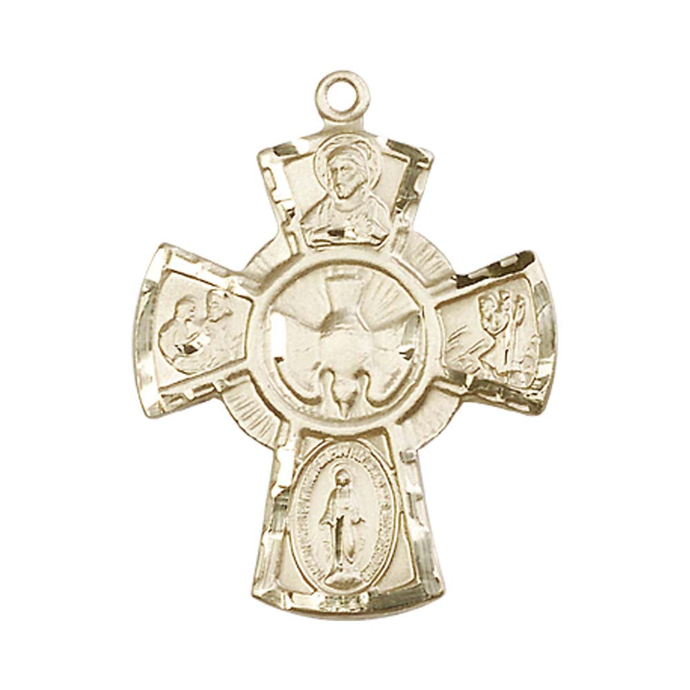14kt Gold 5-Way Pendant - 0045KT