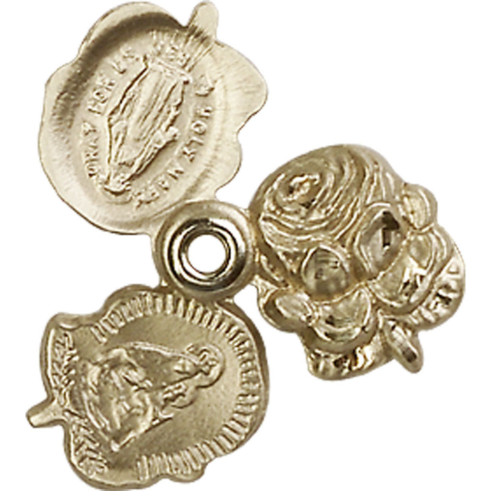 14kt Gold Rosebud Pendant - 0202KT