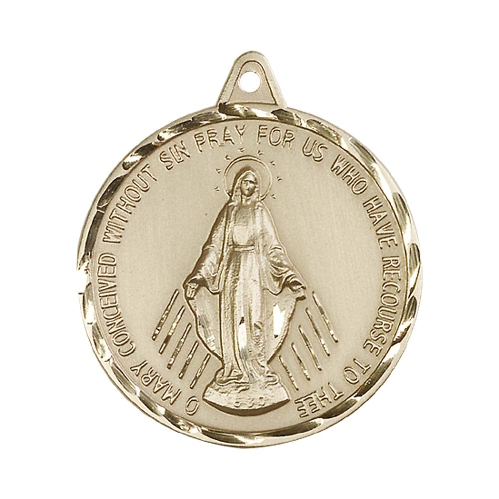 14kt Gold Miraculous Pendant - 0203MKT