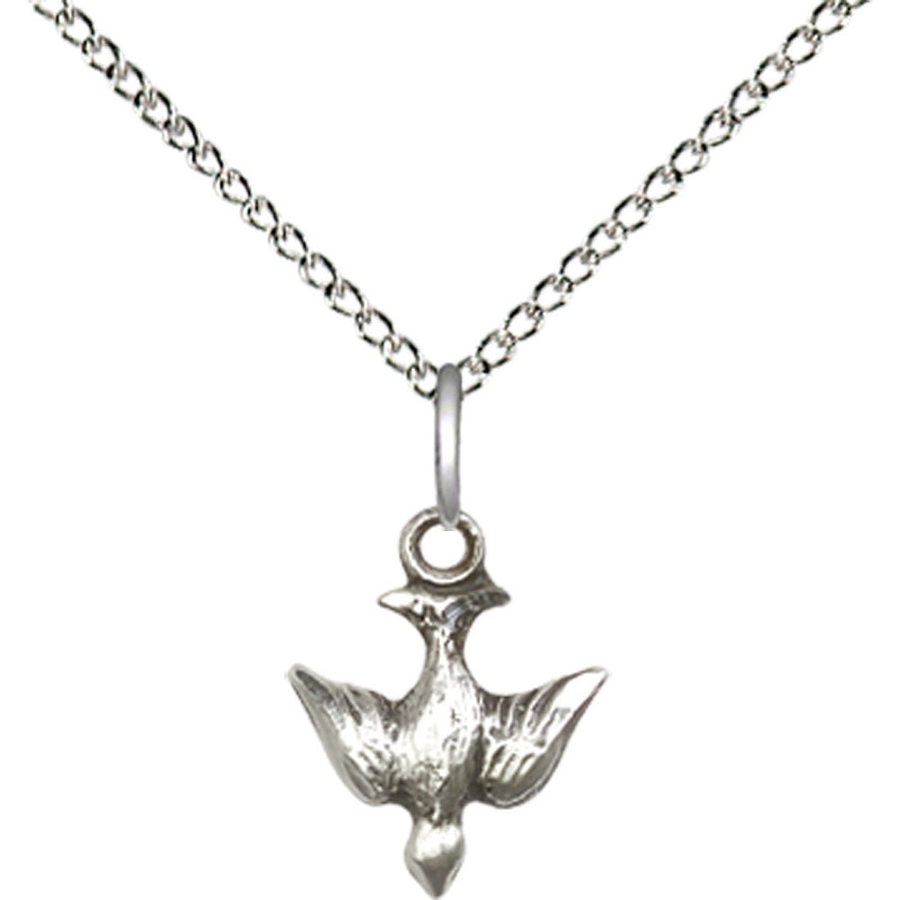 Sterling Silver Holy Spirit Pendant - 0208SS