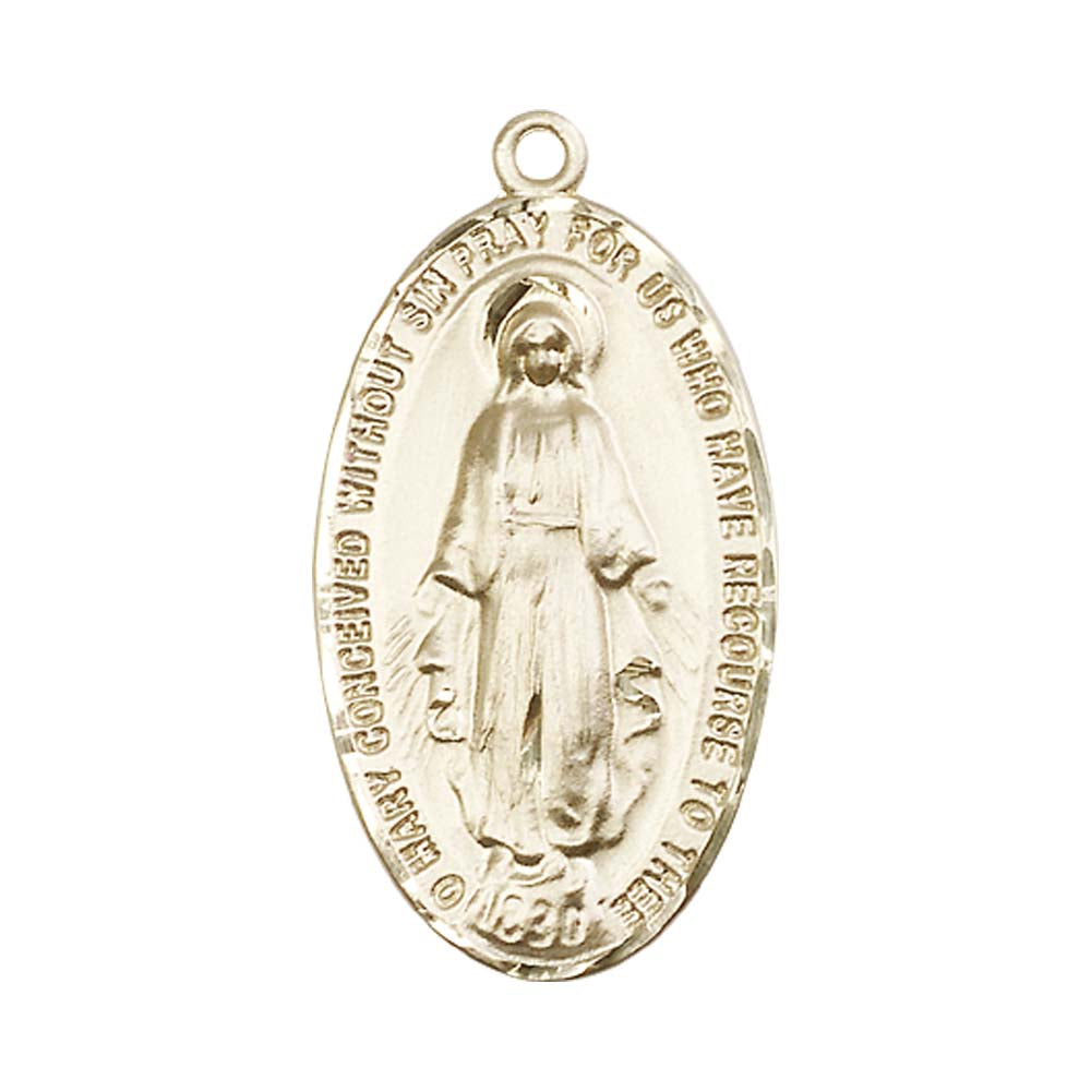 14kt Gold Miraculous Pendant - 0453KT