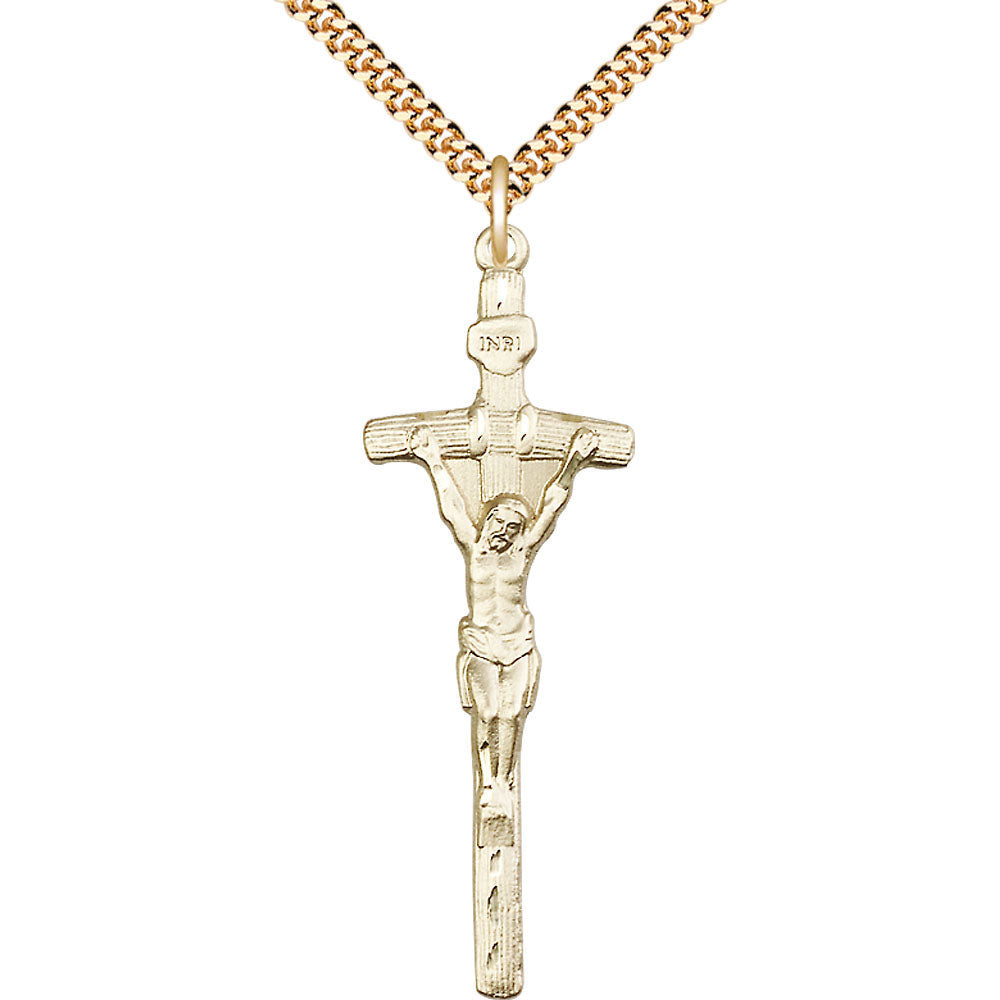 Gold Filled Crucifix Pendant - 0565GF