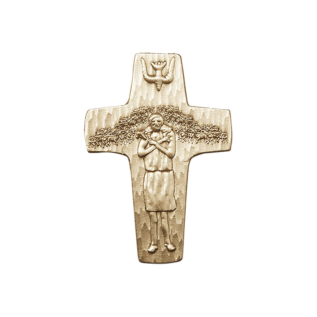 Gold Oxide Pope Francis Visor Clip - 0566VG