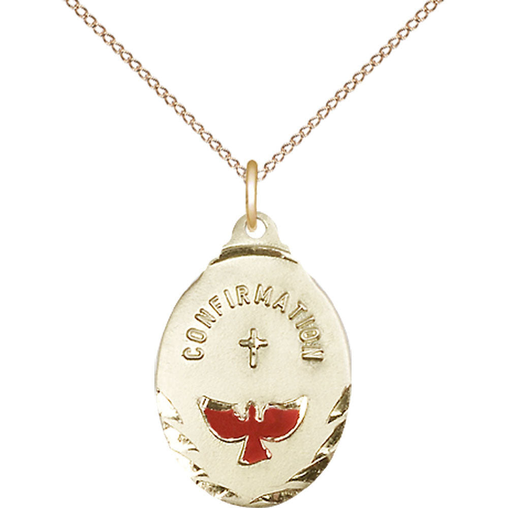 Gold Filled Confirmation Pendant - 0599XGF