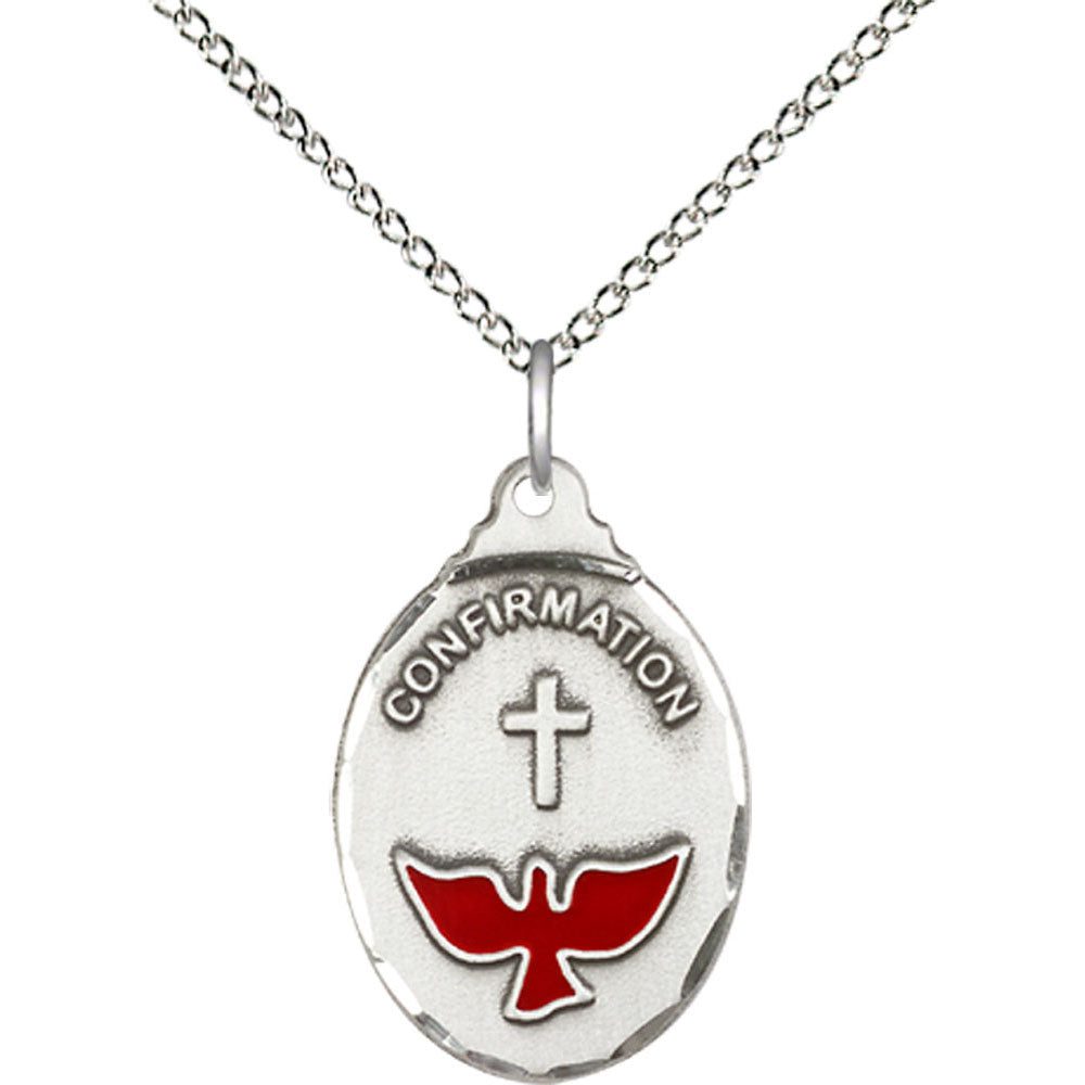Sterling Silver Confirmation Pendant - 0599XSS