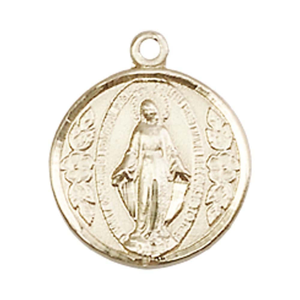 14kt Gold Miraculous Pendant - 0601MKT