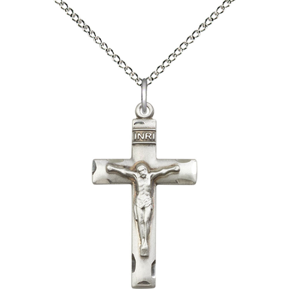 Sterling Silver Crucifix Pendant - 0624SS