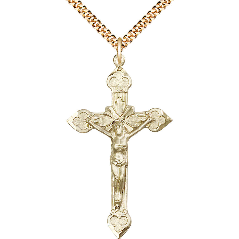 Gold Filled Crucifix Pendant - 0635GF