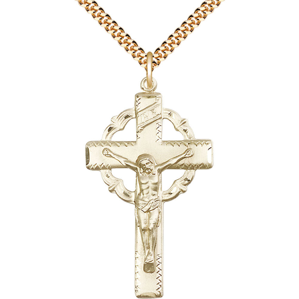 Gold Filled Crucifix Pendant - 0640GF