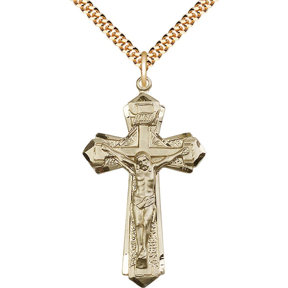 Gold Filled Crucifix Pendant - 0650GF
