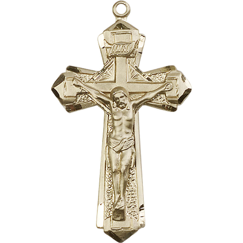 14kt Gold Crucifix Pendant - 0650KT