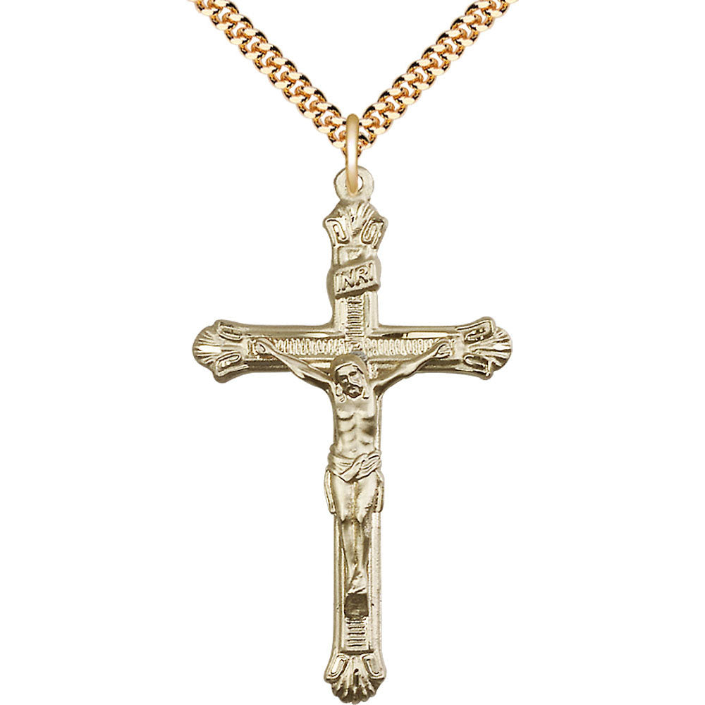 Gold Filled Crucifix Pendant - 0657GF