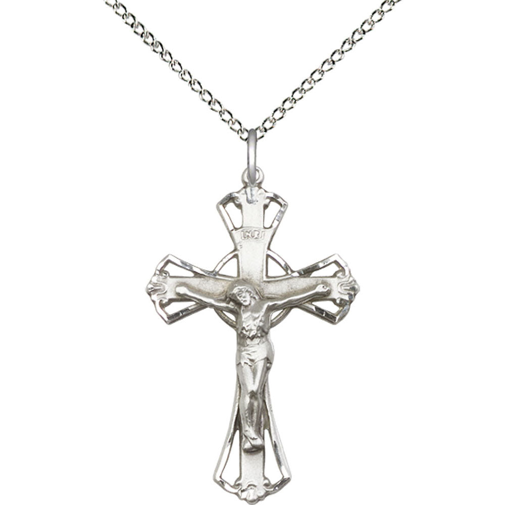 Sterling Silver Crucifix Pendant - 0659SS