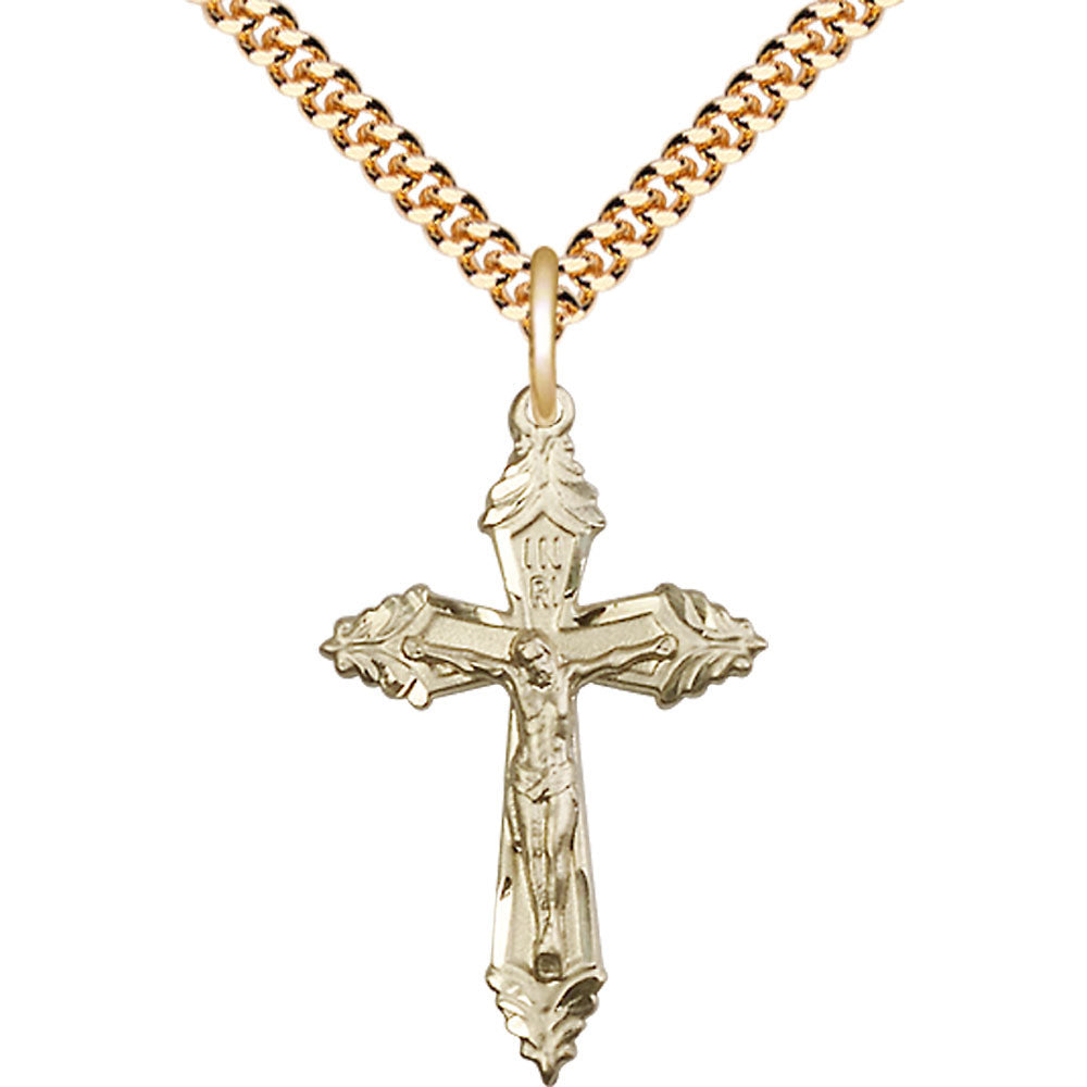 Gold Filled Crucifix Pendant - 0665GF