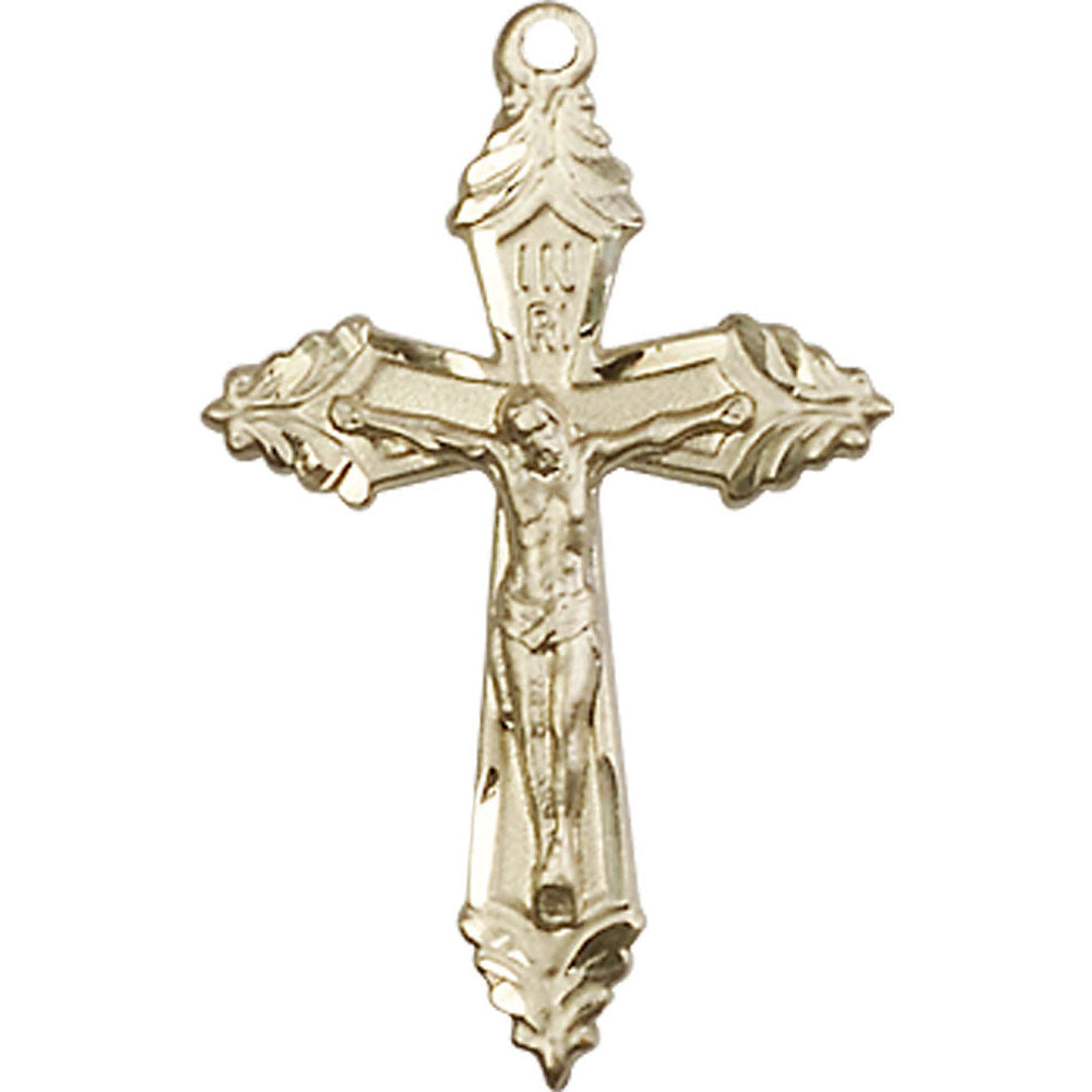 14kt Gold Crucifix Pendant - 0665KT
