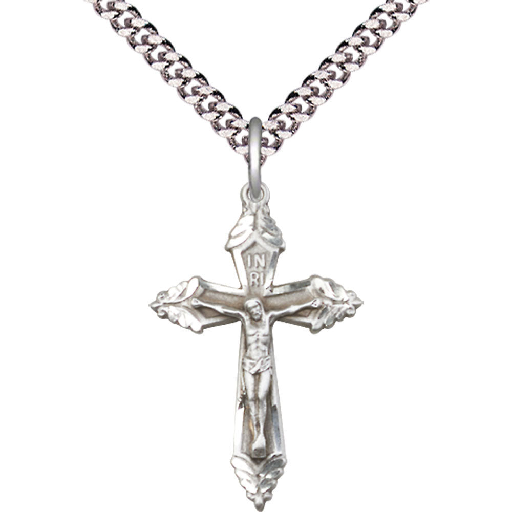 Sterling Silver Crucifix Pendant - 0665SS