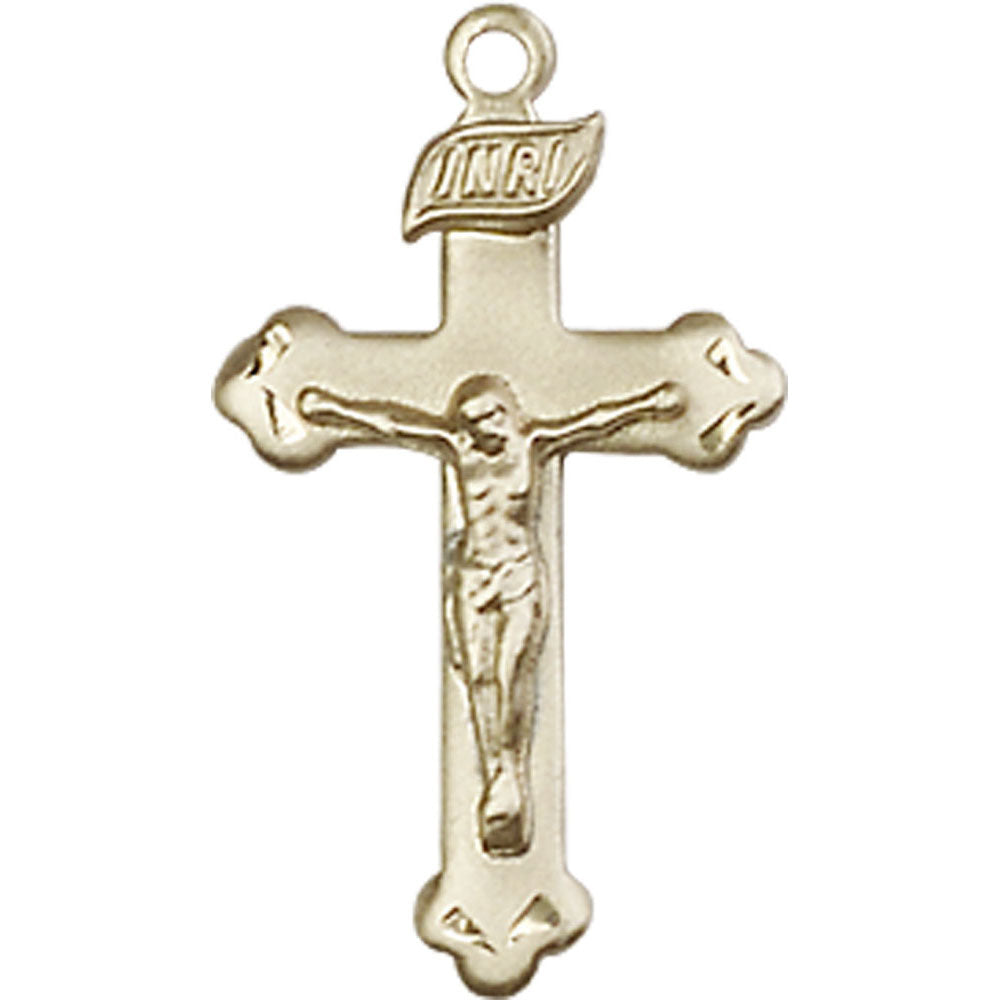 14kt Gold Crucifix Pendant - 0669KT