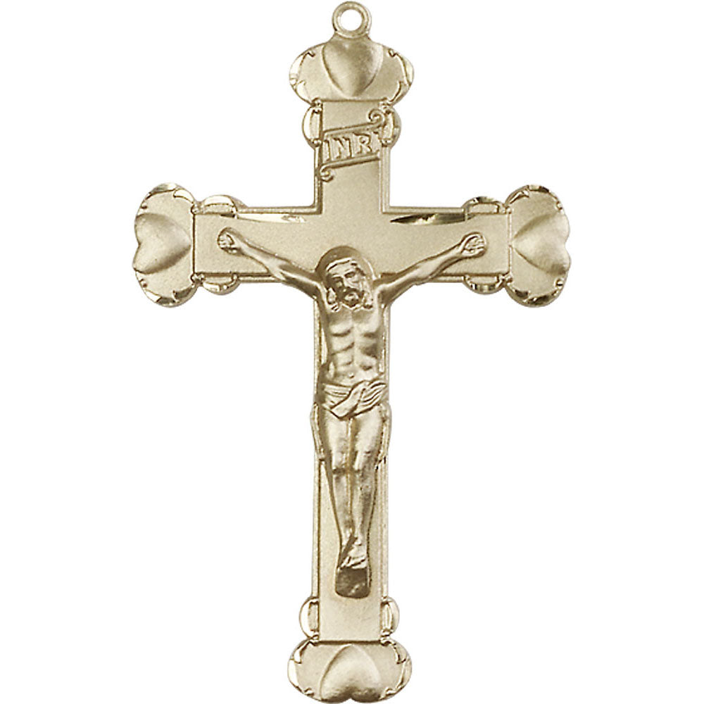 14kt Gold Crucifix Pendant - 0670KT