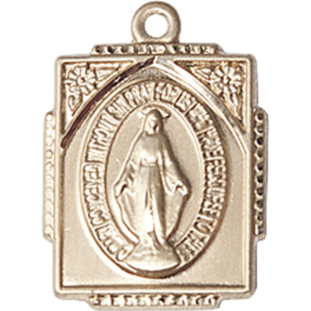 14kt Gold Miraculous Pendant - 0804MKT
