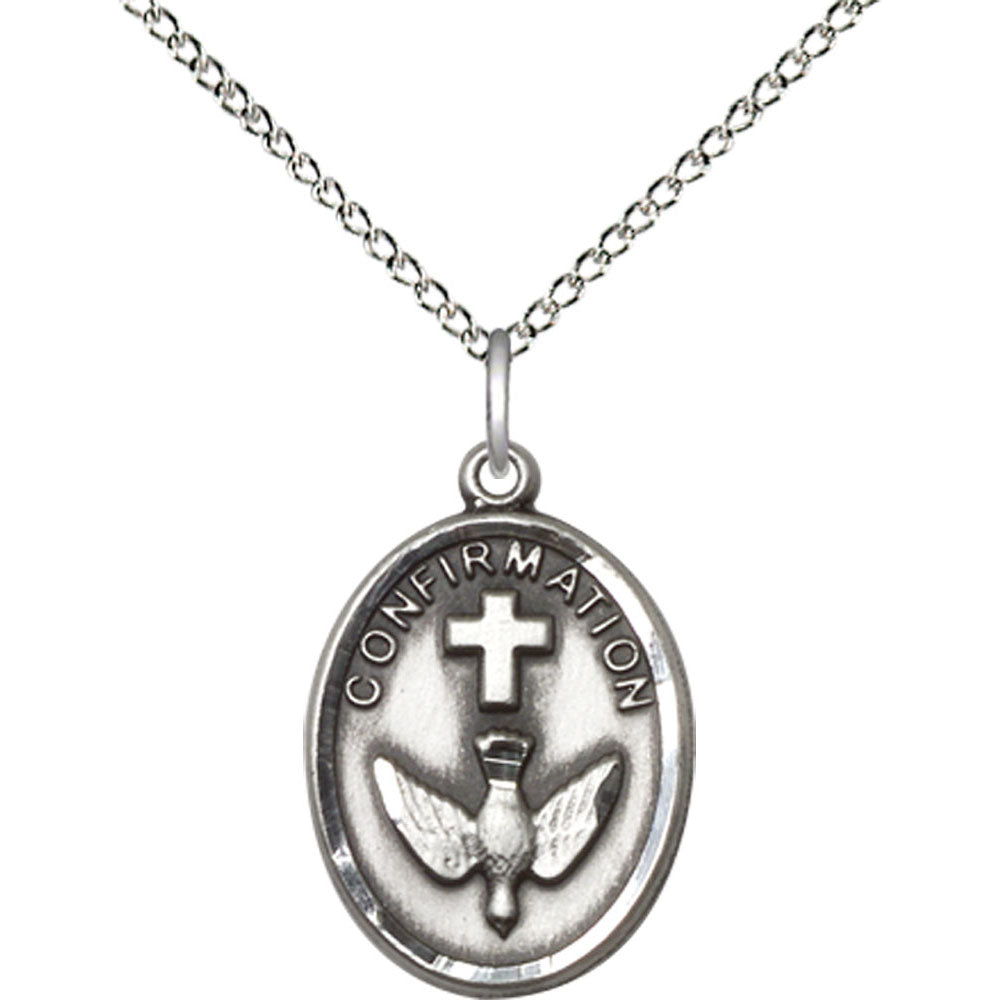 Sterling Silver Confirmation Pendant - 0873SS