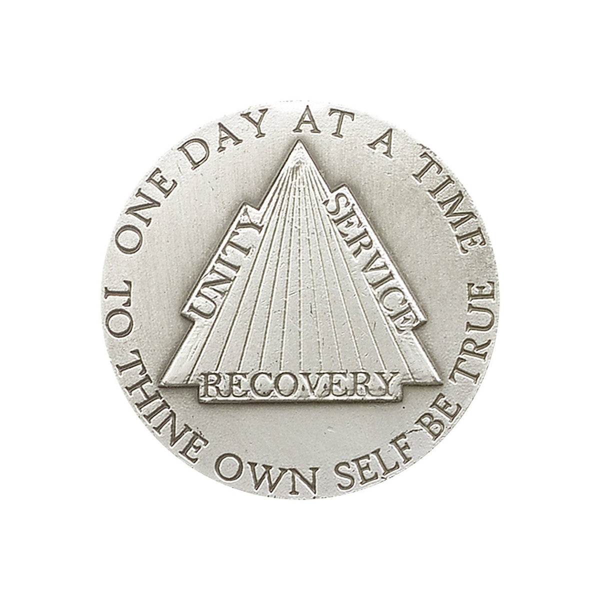 Antique Silver Recovery Visor Clip - 1037V