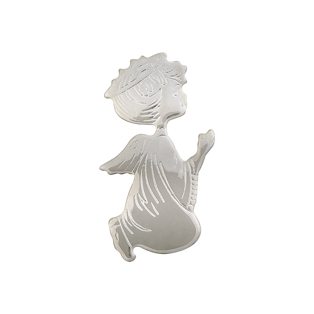 Silver Plate Angel Visor Clip - 1088V