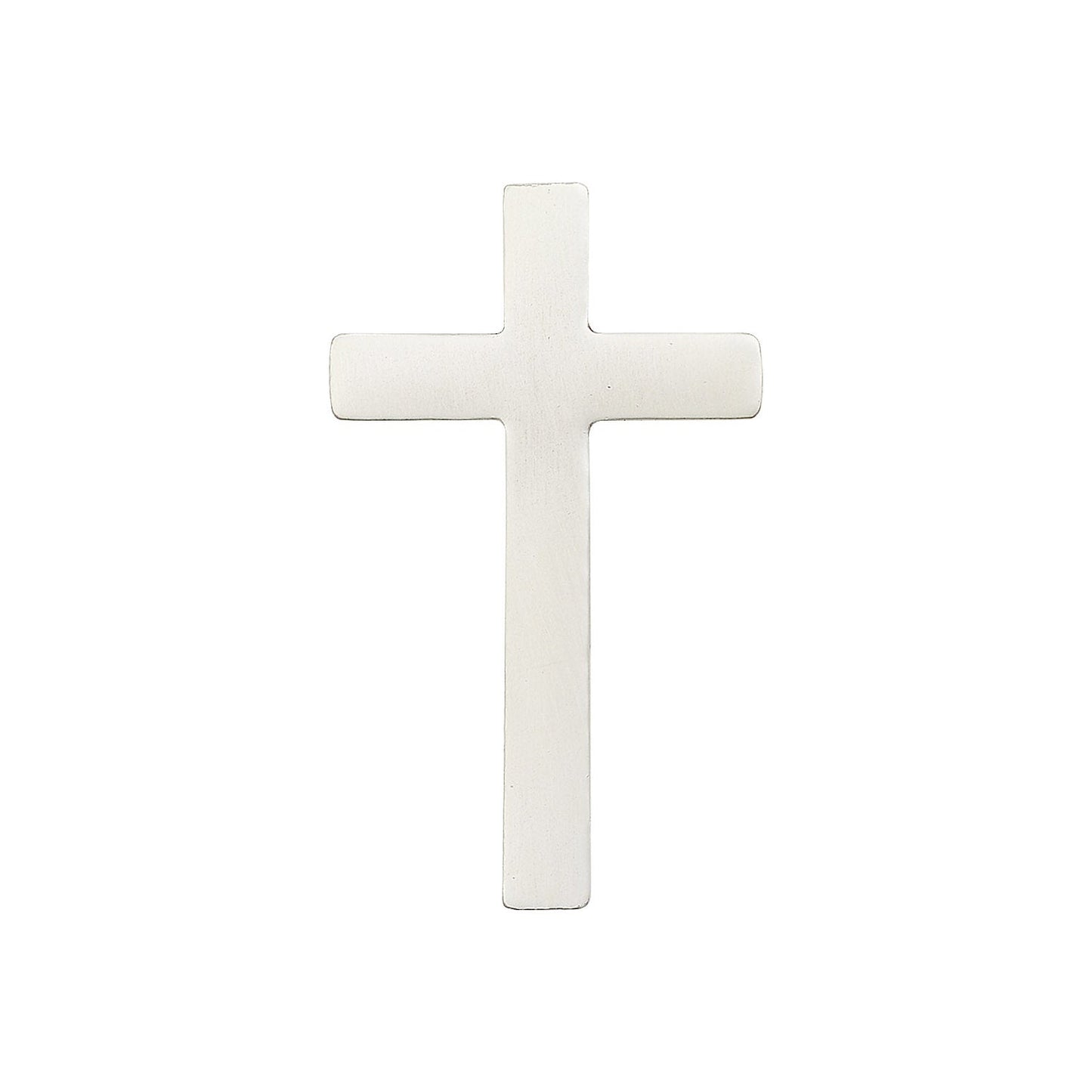 Antique Silver Cross Visor Clip - 1426V