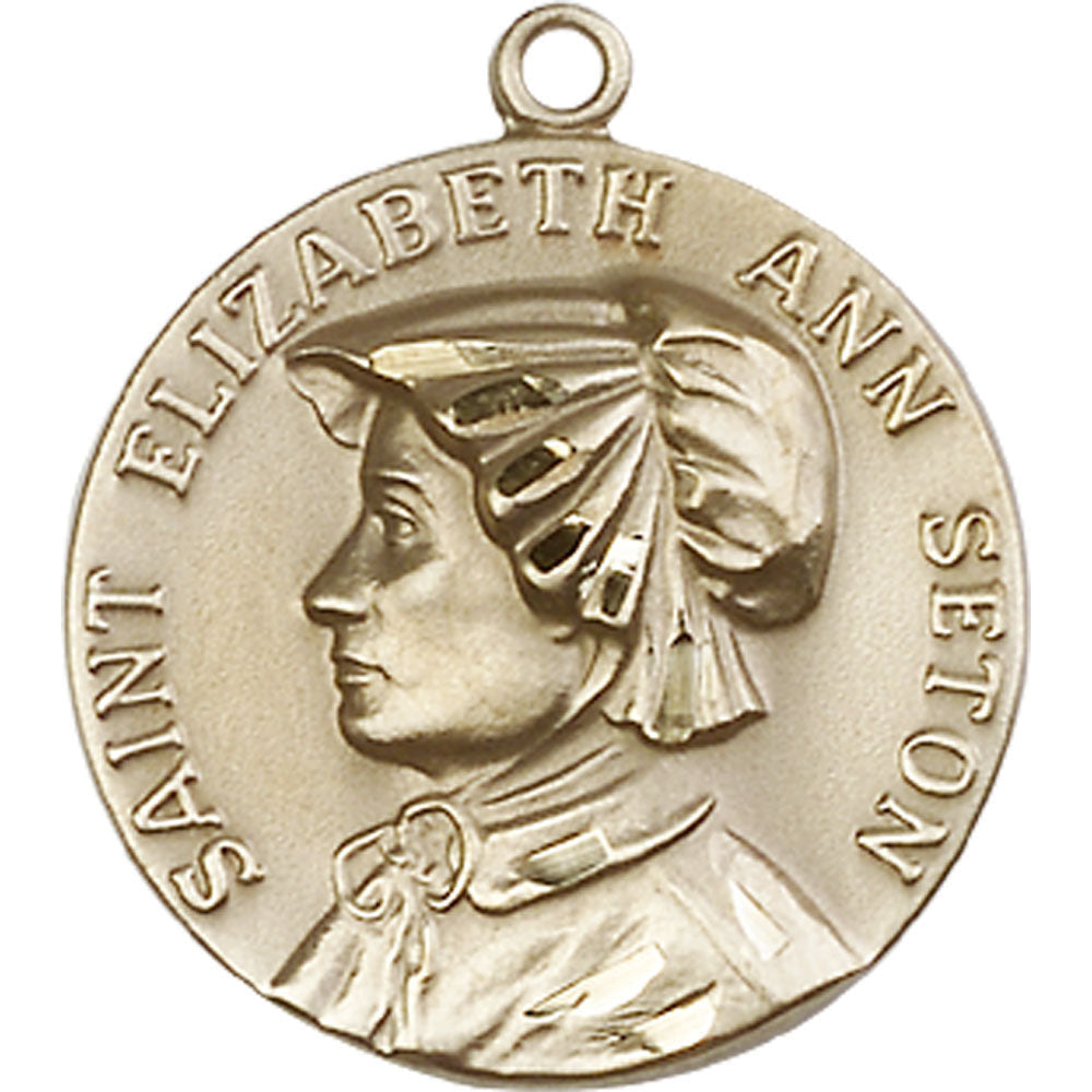 14kt Gold Saint Ann Pendant - 1463KT