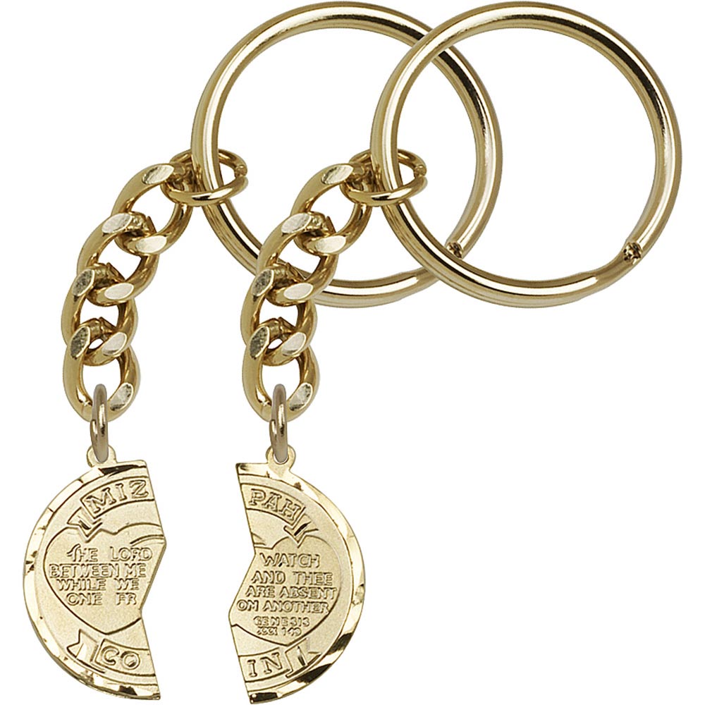 Gold Plate Miz Pah Keychain - 2011