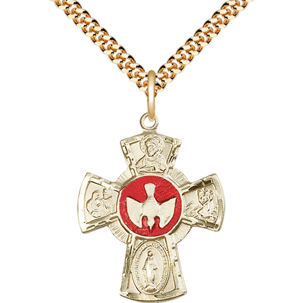 Gold Filled 5-Way Pendant - 2045EGF