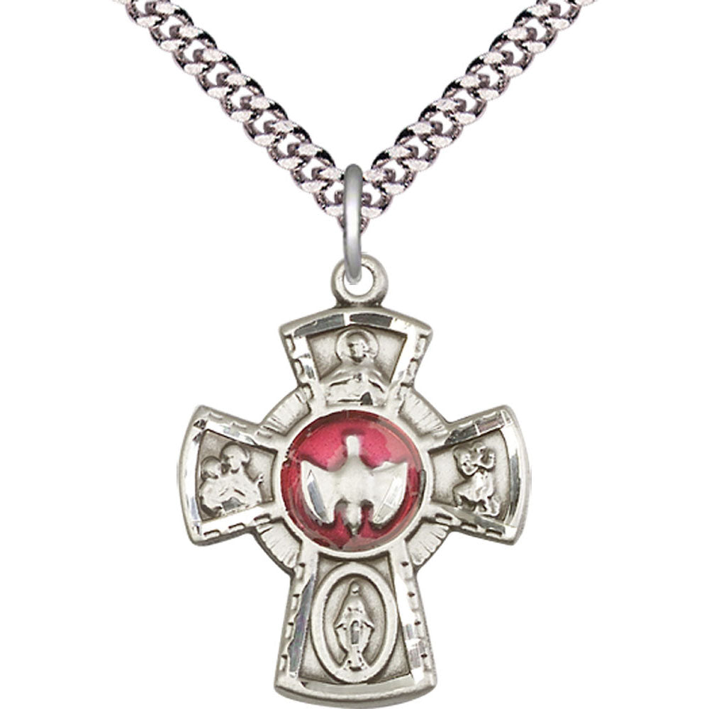 Sterling Silver 5-Way Pendant - 2045ESS