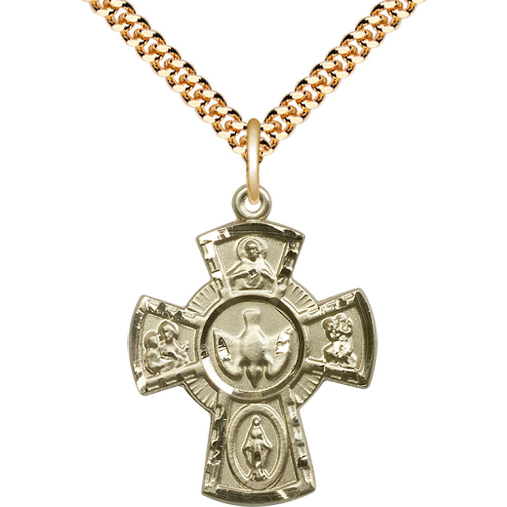 Gold Filled 5-Way Pendant - 2045GF