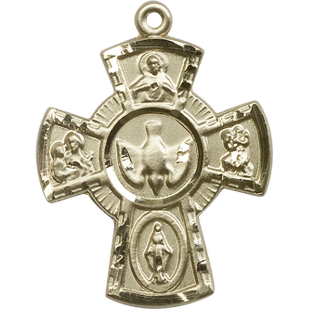 14kt Gold 5-Way Pendant - 2045KT