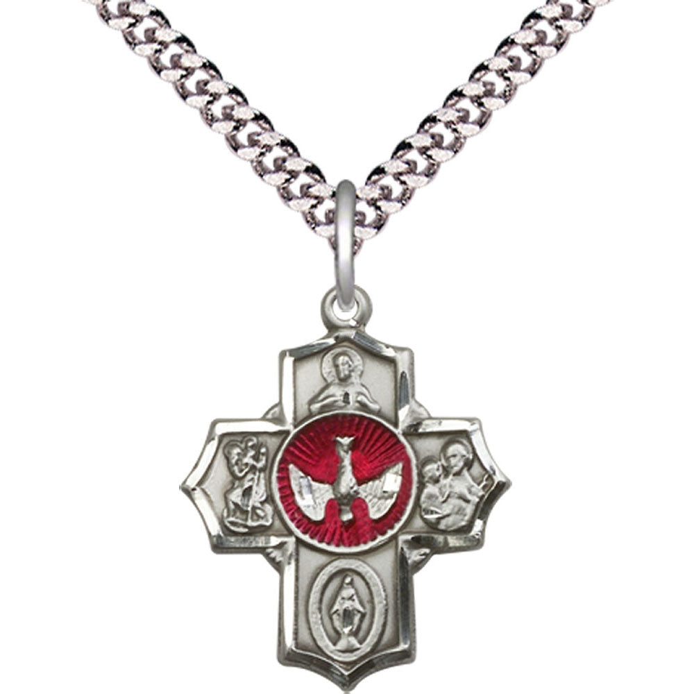 Sterling Silver 5-Way Pendant - 2090ESS