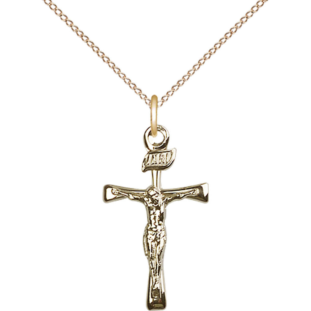 Gold Filled Maltese Crucifix Pendant - 2137GF
