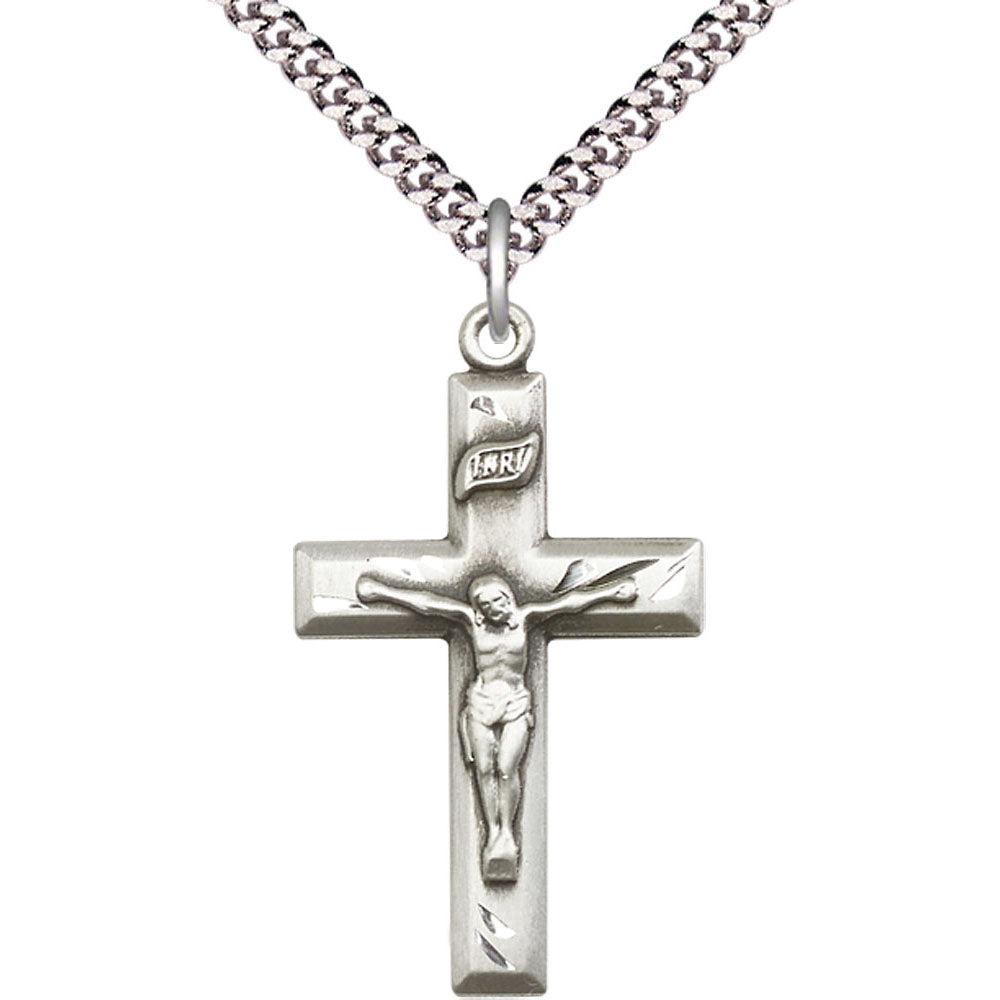 Sterling Silver Crucifix Pendant - 2186SS