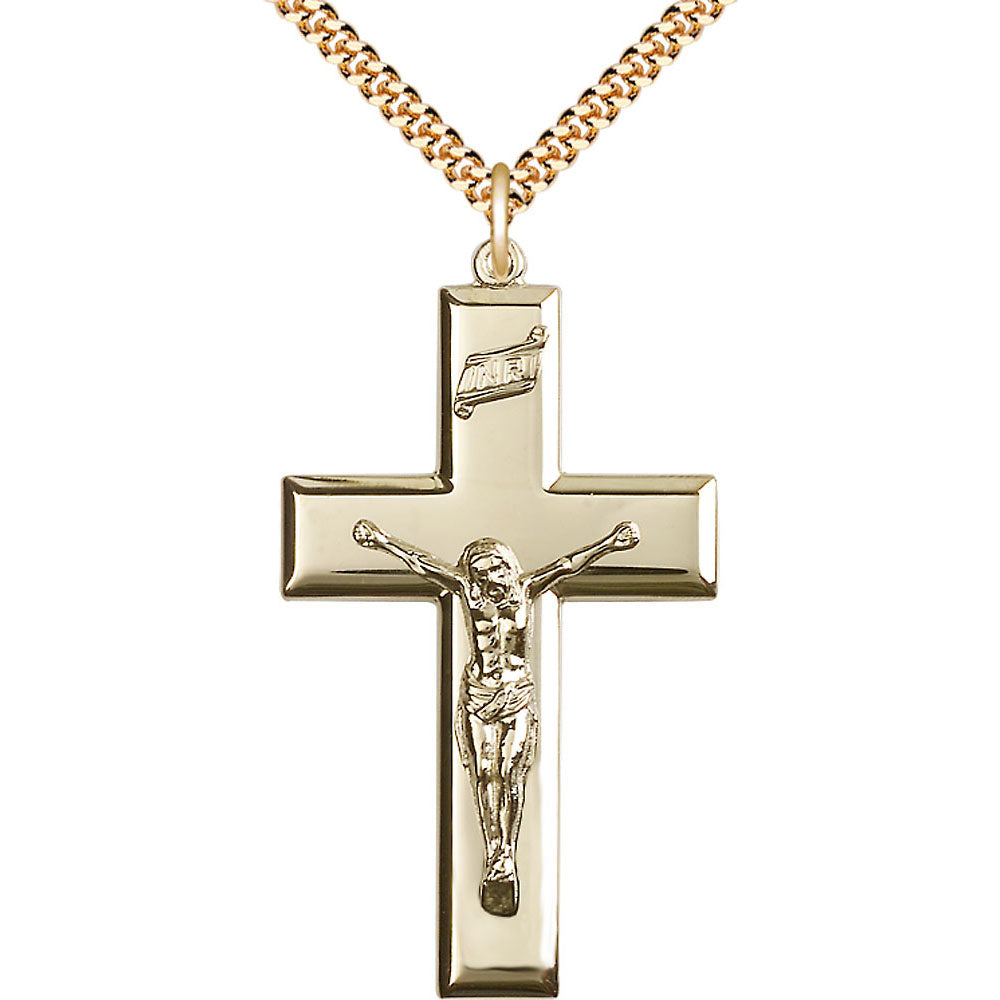 Gold Filled Crucifix Pendant - 2189GF