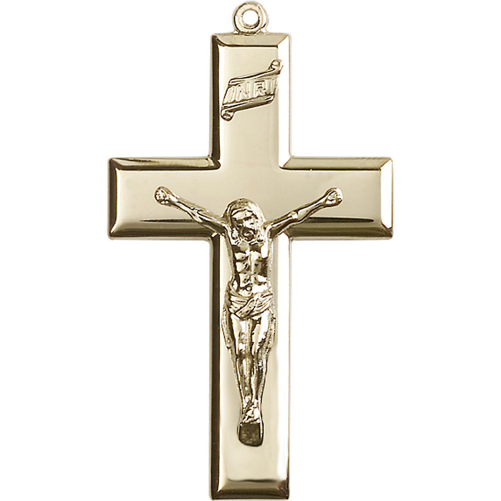 14kt Gold Crucifix Pendant - 2189KT