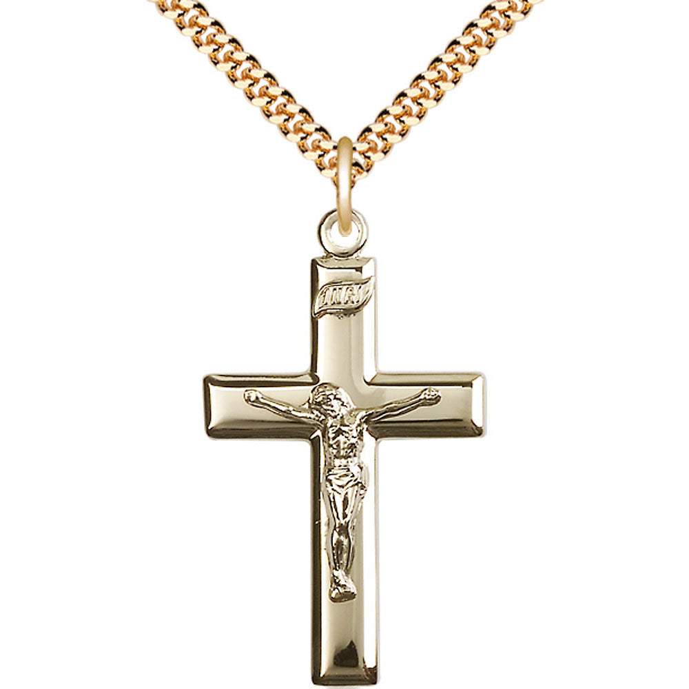 Gold Filled Crucifix Pendant - 2193GF