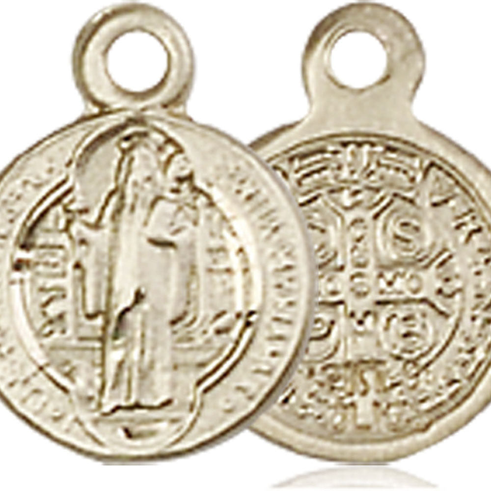 14kt Gold Saint Benedict Pendant - 2341KT