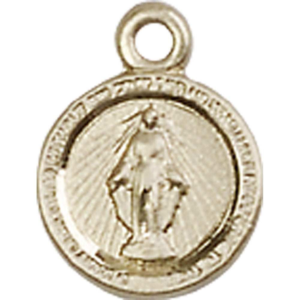 14kt Gold Miraculous Pendant - 2342KT