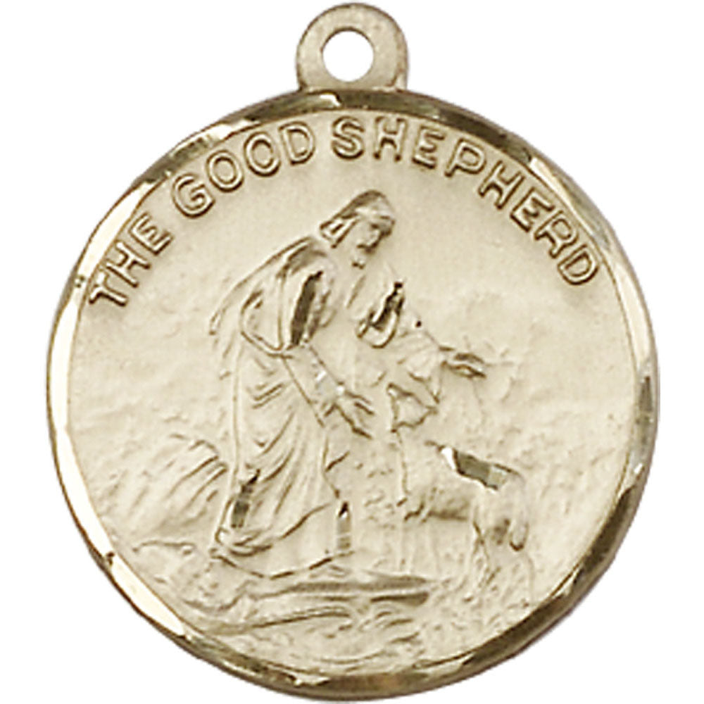 14kt Gold Good Shepherd Pendant - 4264KT