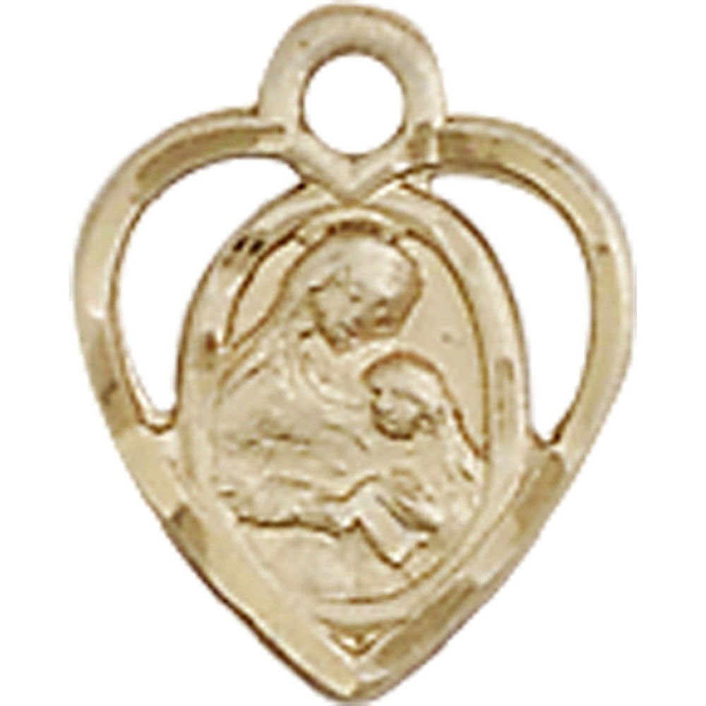 14kt Gold Saint Ann Pendant - 5405KT
